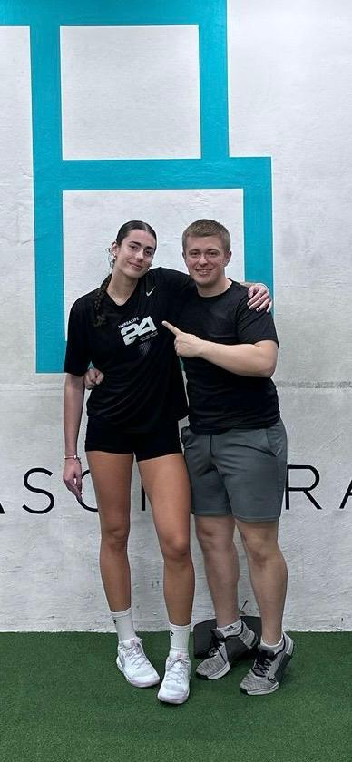 Športovkyňa s trénerom